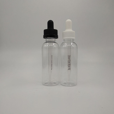 Flaschen mit glatter Oberfläche aus Kunststoff für Flüssigprodukte in Glasbehältern