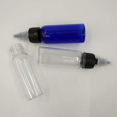 Flüssige Produkte Glatte Oberfläche Plastik-Tropffflaschen mit Logo-Anpassung