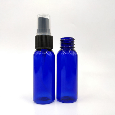 Glatte Oberfläche Haushalts-PET-Plastik-Sprühflasche Kapazität 10ml 15ml 30ml 50ml 60m 70ml 100ml 200ml 500ml Rund