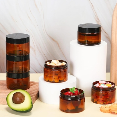 Customized Logo Plastic Beauty Jar für maßgeschneiderte Schönheitsverpackungen und Markenanforderungen