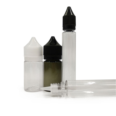 Durchsichtige E-Flüssigkeitsflasche 18 mm Halsgröße für einfache E-Flüssigkeitslagerung