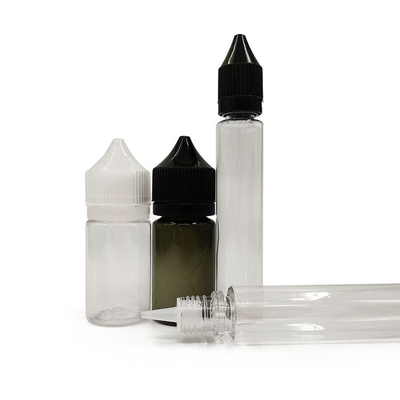 Durchsichtige E-Flüssigkeitsflasche 18 mm Halsgröße für einfache E-Flüssigkeitslagerung