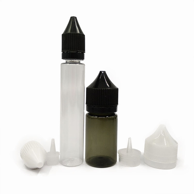 Durchsichtige E-Flüssigkeitsflasche 18 mm Halsgröße für einfache E-Flüssigkeitslagerung