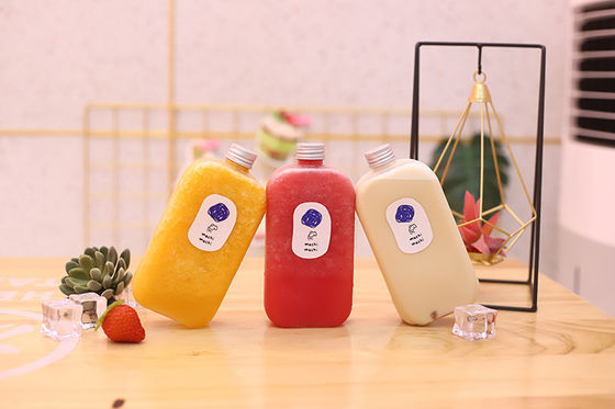 Quadratische und runde Blasenteejuggen für Kundenanforderungen