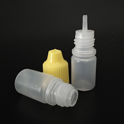 Transparente schwarze Glas-Plastik-Tropffflaschen mit glatter Oberfläche und Anpassung