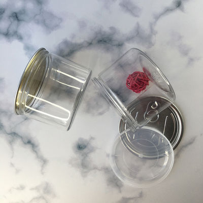 Konkurrenzfähige Haustierdose Plastikgefäße Einfache offenen Ende Deckel Pop kann Einweg-Lebensmittel-Grad mit anpassbar