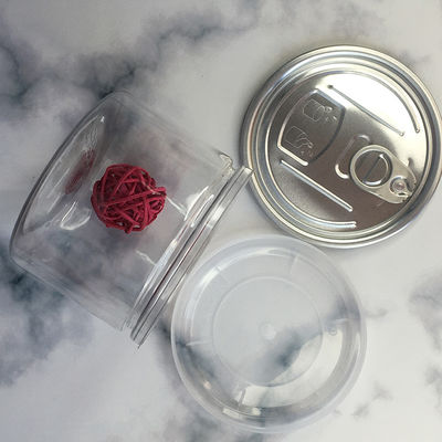 Konkurrenzfähige Haustierdose Plastikgefäße Einfache offenen Ende Deckel Pop kann Einweg-Lebensmittel-Grad mit anpassbar