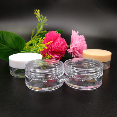 Plastikglas Set Plastik-Kosmetikgläser mit Deckel 100 Durchmesser