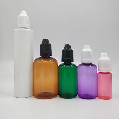 18 mm Halsgröße Kinderschutz E Flüssigkeitsflasche mit rundem Umfang und Druckflächenbehandlung