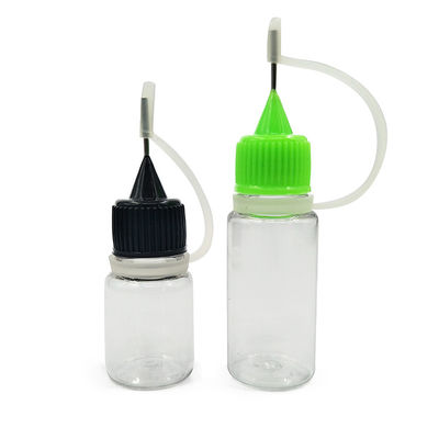 10 ml PET E Flüssigflasche mit Druckflächenbehandlung