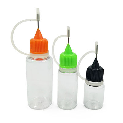 10 ml PET E Flüssigflasche mit Druckflächenbehandlung