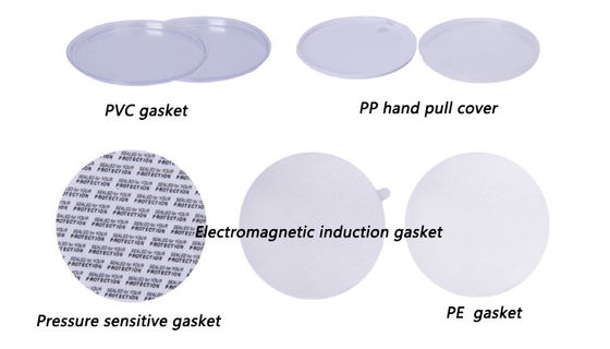 Kostenlose Probe Plastikcreme-Glas mit breitem Mund Glas Plastik weiße Gläser mit Deckel auf Lager