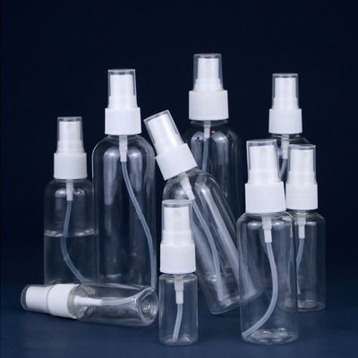 Transparente PET-Sprayflasche mit glatter Oberfläche