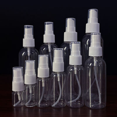Transparente PET-Sprayflasche mit glatter Oberfläche