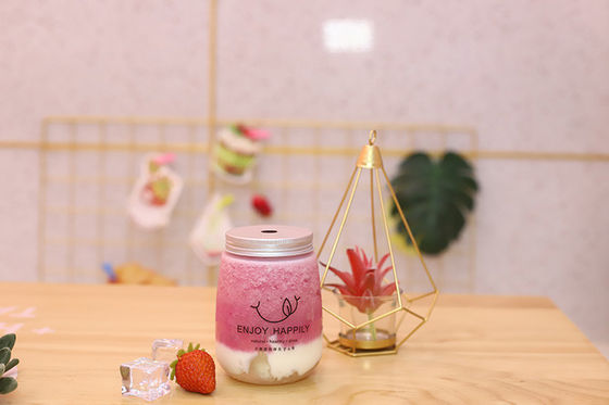 Isolierte Bubble Tea Krüge mit Schraubdeckel für B2B-Anforderungen