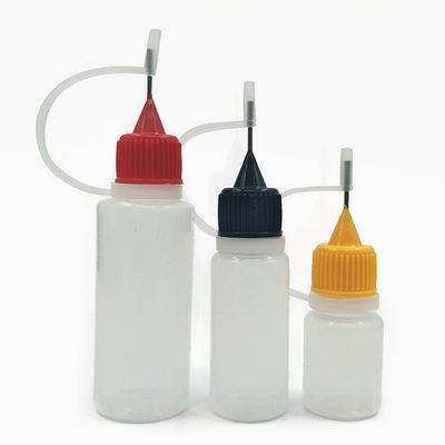 Individuelles Logo E Flüssigkeitsflasche mit kindsicheren Hals Typ 10ml 15ml 30ml 60ml 80ml 100ml Kapazität