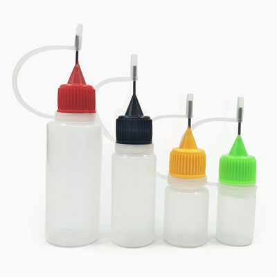 Individuelles Logo E Flüssigkeitsflasche mit kindsicheren Hals Typ 10ml 15ml 30ml 60ml 80ml 100ml Kapazität