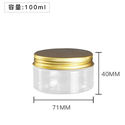 Anpassbares kosmetisches Kunststoffglas in 10 ml, 15 ml, 30 ml, 60 ml, 80 ml, 100 ml, 120 ml, 150 ml Fassungsvermögen für personalisierte Zwecke