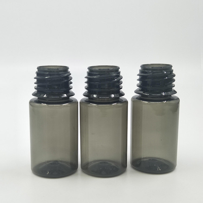 Transparente schwarze E-Flüssigkeitsflasche mit individueller Farbproduktion