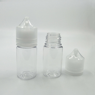 Transparente schwarze E-Flüssigkeitsflasche mit individueller Farbproduktion