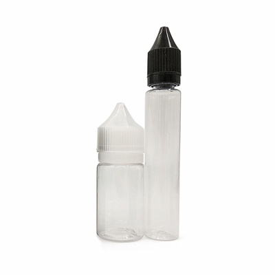 Praktische, langlebige E-Liquid-Flasche 10ml 15ml 30ml 60ml 80ml 100ml Größen für Dampfbedürfnisse