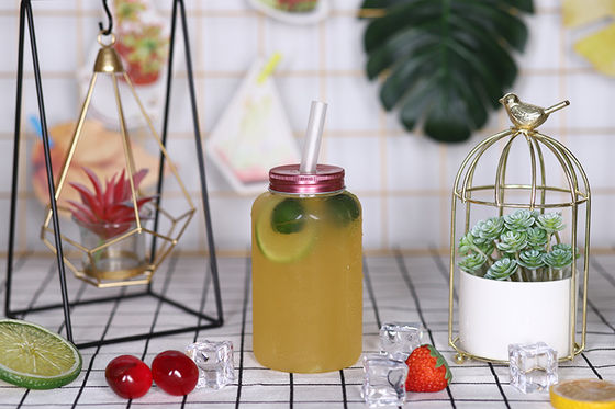 Moderne Milchteeflaschen 0,5 kg Kapazität Schraubdeckel für personalisierte Verpackungen