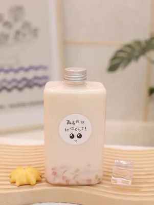 Flaschen für Milchtee mit hoher Kapazität, klar mit Schraubdeckel 120 ml 250 ml 350 ml 500 ml 1000 ml