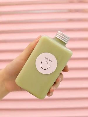 Flaschen für Milchtee mit hoher Kapazität, klar mit Schraubdeckel 120 ml 250 ml 350 ml 500 ml 1000 ml