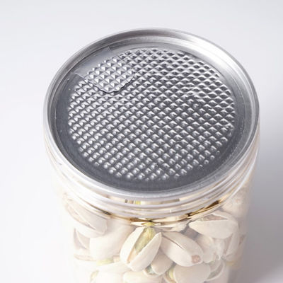 Customizable Plastic Jar Containers with Aluminum Lid and Customization-Friendly Design