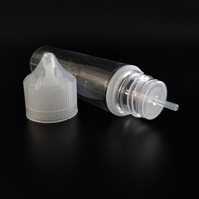 Siebdruck-Kindersichere E-Liquid-Flasche mit 18mm Halsgröße, Siebdruckdesign und kindersicherem Verschluss