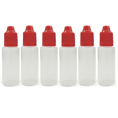 10ml 15ml 30ml 40ml 60ml 80ml 100ml Kapazität E-Liquid-Flasche mit individuellem Logo und kindersicherem Hals-Typ
