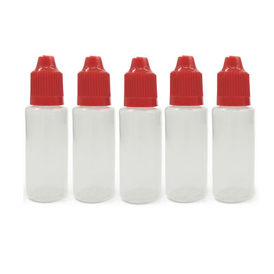 10ml 15ml 30ml 40ml 60ml 80ml 100ml Kapazität E-Liquid-Flasche mit individuellem Logo und kindersicherem Hals-Typ