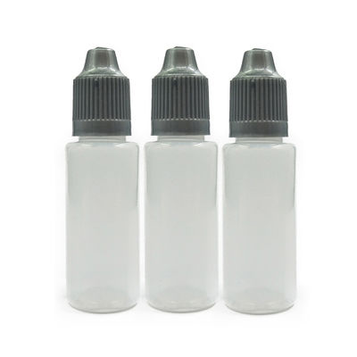 10ml 15ml 30ml 40ml 60ml 80ml 100ml Kapazität E-Liquid-Flasche mit individuellem Logo und kindersicherem Hals-Typ