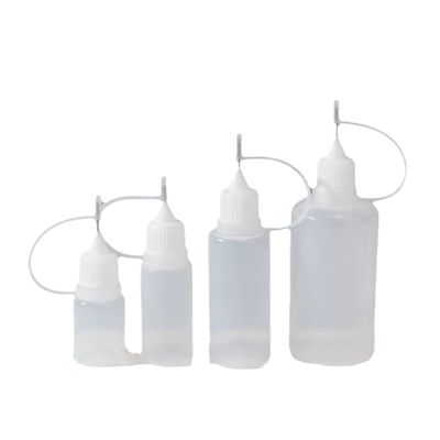 Schraubverschluss E Flüssigkeitsflasche in durchsichtigem Schwarz für E-Flüssigkeitsverpackungen