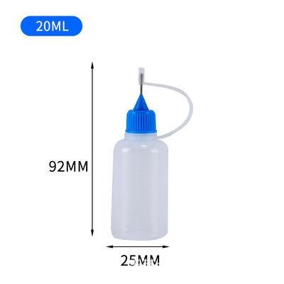 Schraubverschluss E Flüssigkeitsflasche in durchsichtigem Schwarz für E-Flüssigkeitsverpackungen