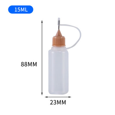 Schraubverschluss E Flüssigkeitsflasche in durchsichtigem Schwarz für E-Flüssigkeitsverpackungen