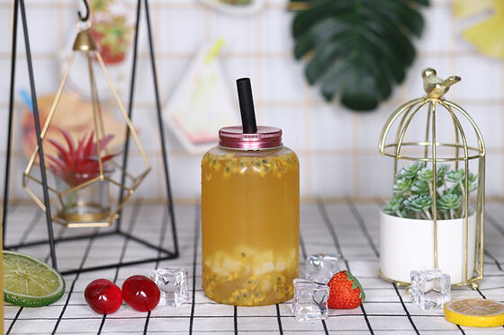 Handfläche Milch-Tee-Flaschen undicht Quadratische runde Form perfekt für kommerzielle Getränke-Distributoren und Einzelhändler