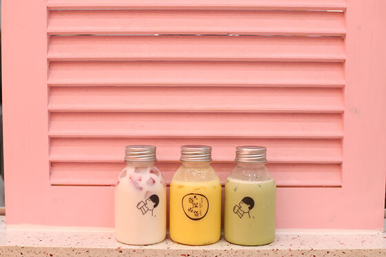 Wasserblasen-Tee-Gläser 05kg Leichtgewichts-Haltbarkeit Krüge perfekt für Blasentee-Cafés Smoothie-Bars und Getränke-Stationen