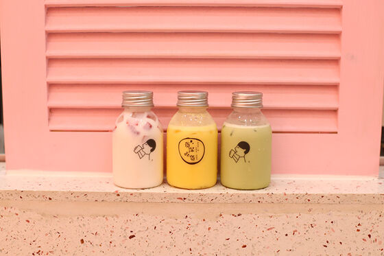 Wasserblasen-Tee-Gläser 05kg Leichtgewichts-Haltbarkeit Krüge perfekt für Blasentee-Cafés Smoothie-Bars und Getränke-Stationen