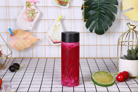 Quadratische, runde, klare Bubble Tea Krüge mit transparentem Design für schnelle Inhaltsidentifizierung und -überwachung