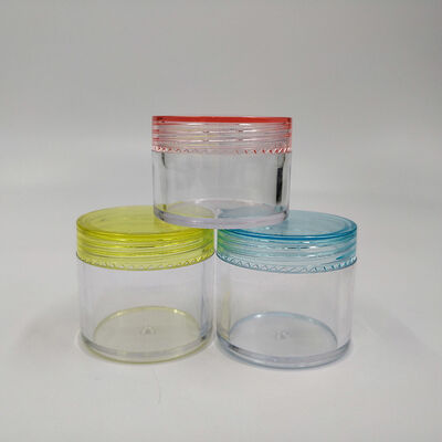 65 mm Durchmesser Plastikglasbehälter mit Kapazitäten von 2 oz 3 oz 4 oz 5 oz 6 oz 7 oz 8 oz einschließlich Druckempfindlicher Dichtung für Verpackungen