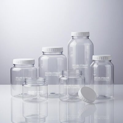 BPA-freie Plastik-Schraubobbehälter ideal für sichere Lagerung