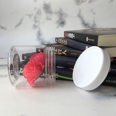 8oz Plastikbehälter Anpassung Langlebige klare Behälter für pharmazeutische Proben Kosmetik und Lebensmittel