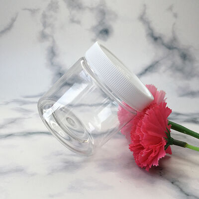 8oz Plastikbehälter Anpassung Langlebige klare Behälter für pharmazeutische Proben Kosmetik und Lebensmittel