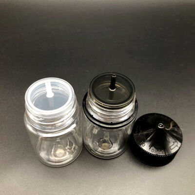 Runde Flaschen für flüssige Verpackungsmöglichkeiten, die eine sichere Aufbewahrung von flüssigen kosmetischen und chemischen Arzneimitteln gewährleisten