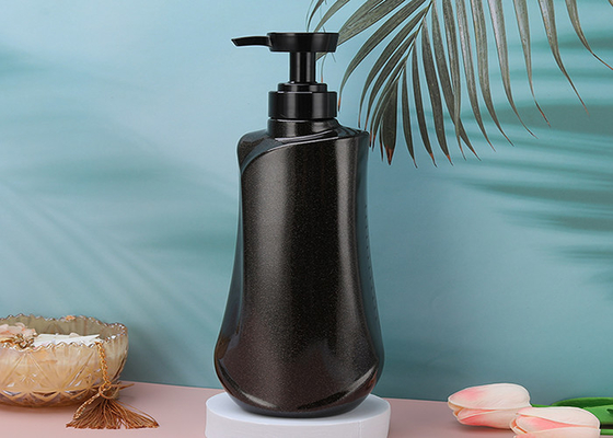 Schwarze nachfüllbare Plastiklotions-Flaschen 4C PETG mit Pumpen-Leck-Beweis