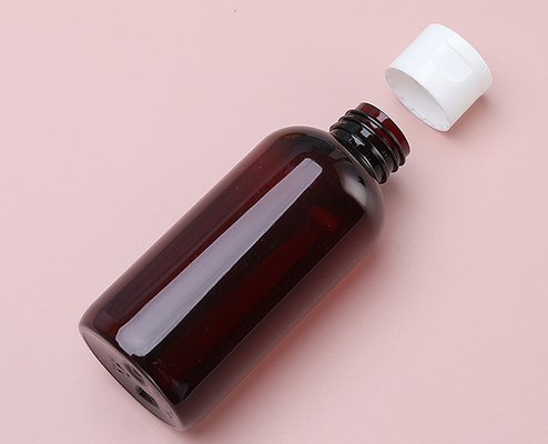 HDPE-Halsband-Plastik-Lotionsflaschen mit Etikettierungsoberflächen und 250 ml Flaschenkapazität