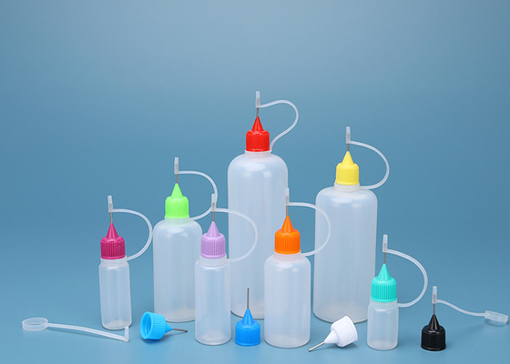 HDPE elektronische Zigaretten-Öl-Nadel-Kappen-Flasche 100% 3ml 5ml 10ml