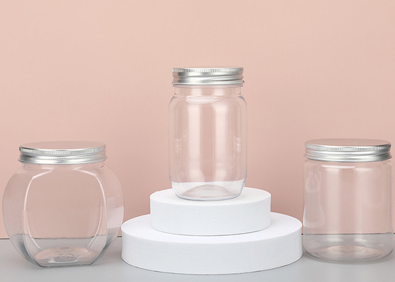 Plastikglas-Behälter der Aluminiumgroßen öffnung der kappen-280ml mit Deckeln 32g