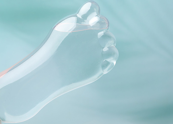 Plastikschlüsselkette der Fuß-Form 30ml 60ml nachfüllbare Flasche mit Flip Cap